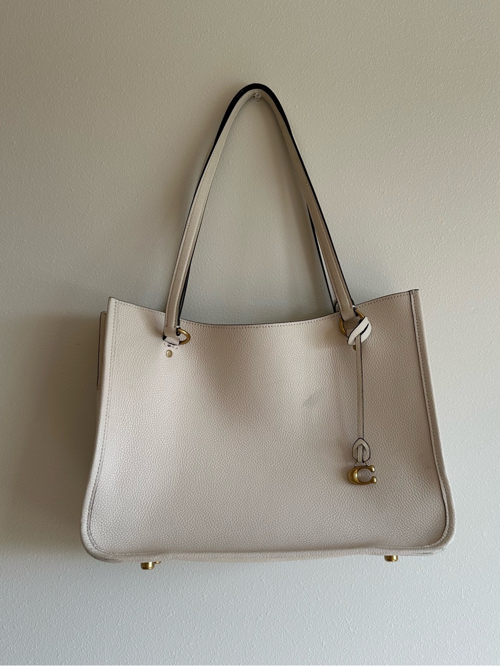 Coach White Tote Bag Purse